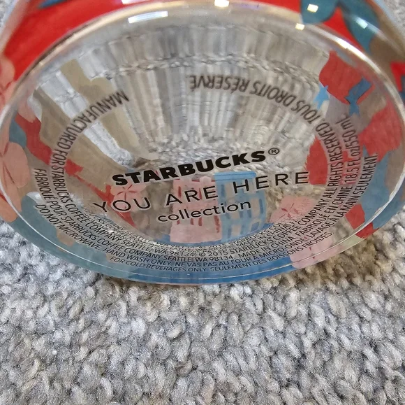 Starbucks Washinton DC You are Here Collection Glass Tumbler - Picture 3 of 6